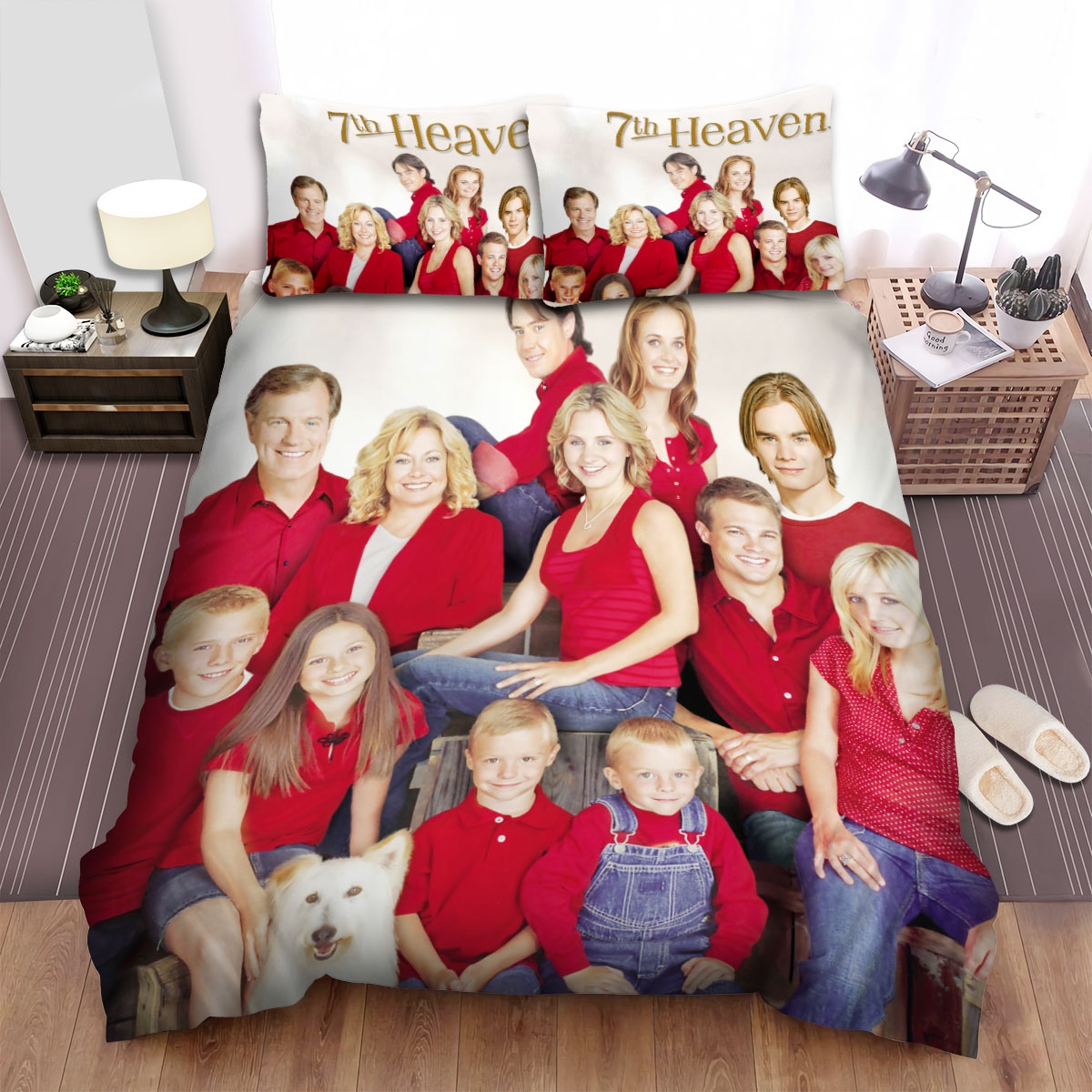 7th Heaven Movie Poster 4 Bed Sheets Spread Duvet Cover Bedding Set - Unique Anime Apparel for Fans
