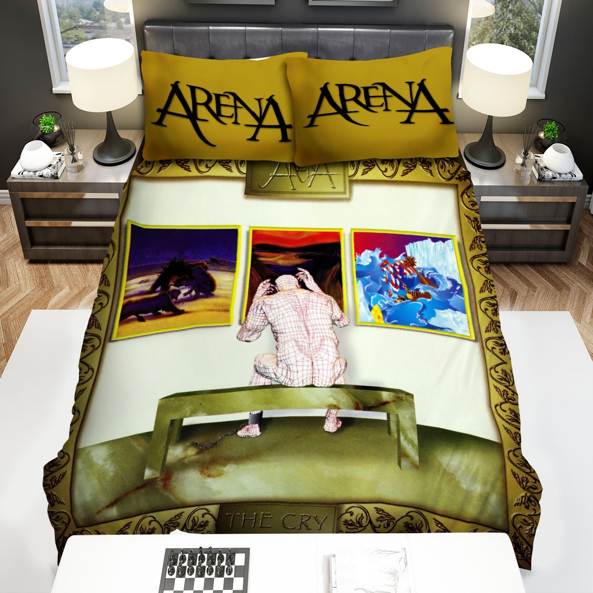 Arena Band The Cry Album Cover Bed Sheets Spread Duvet Cover Bedding Set - Unique Anime Apparel for Fans