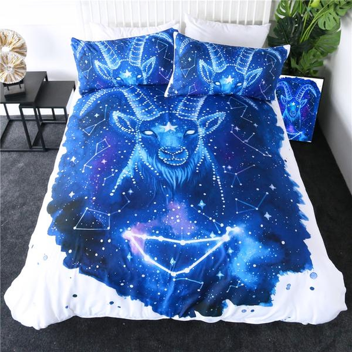 Aries Zodiac Bed Sheets Spread Duvet Cover Bedding Set - Unique Anime Apparel for Fans