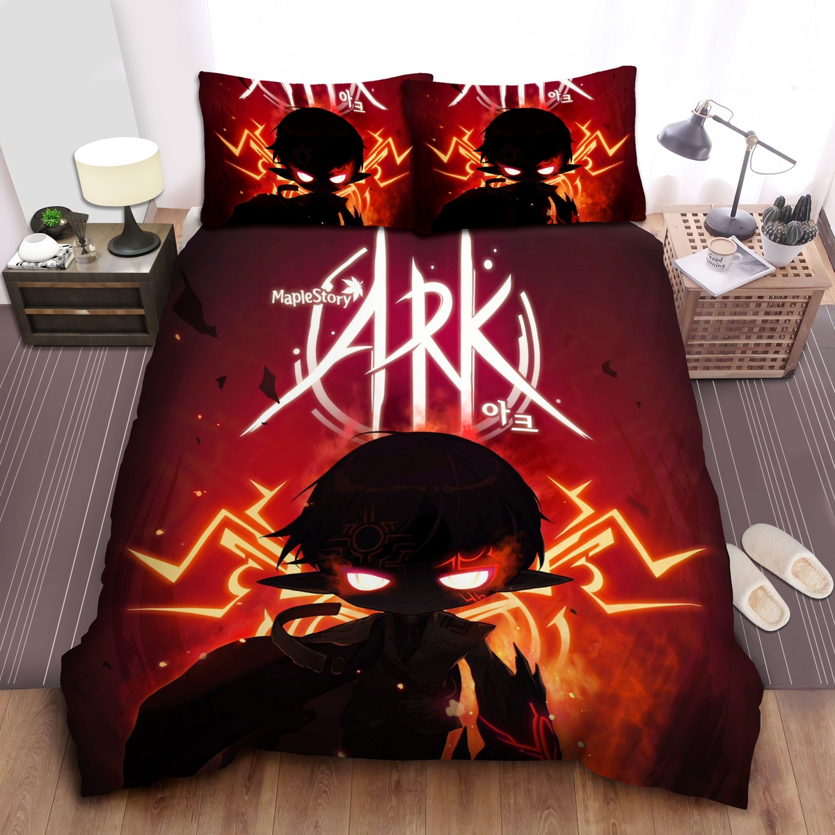 Ark Maplestory Bed Sheets Spread Duvet Cover Bedding Set - Unique Anime Apparel for Fans