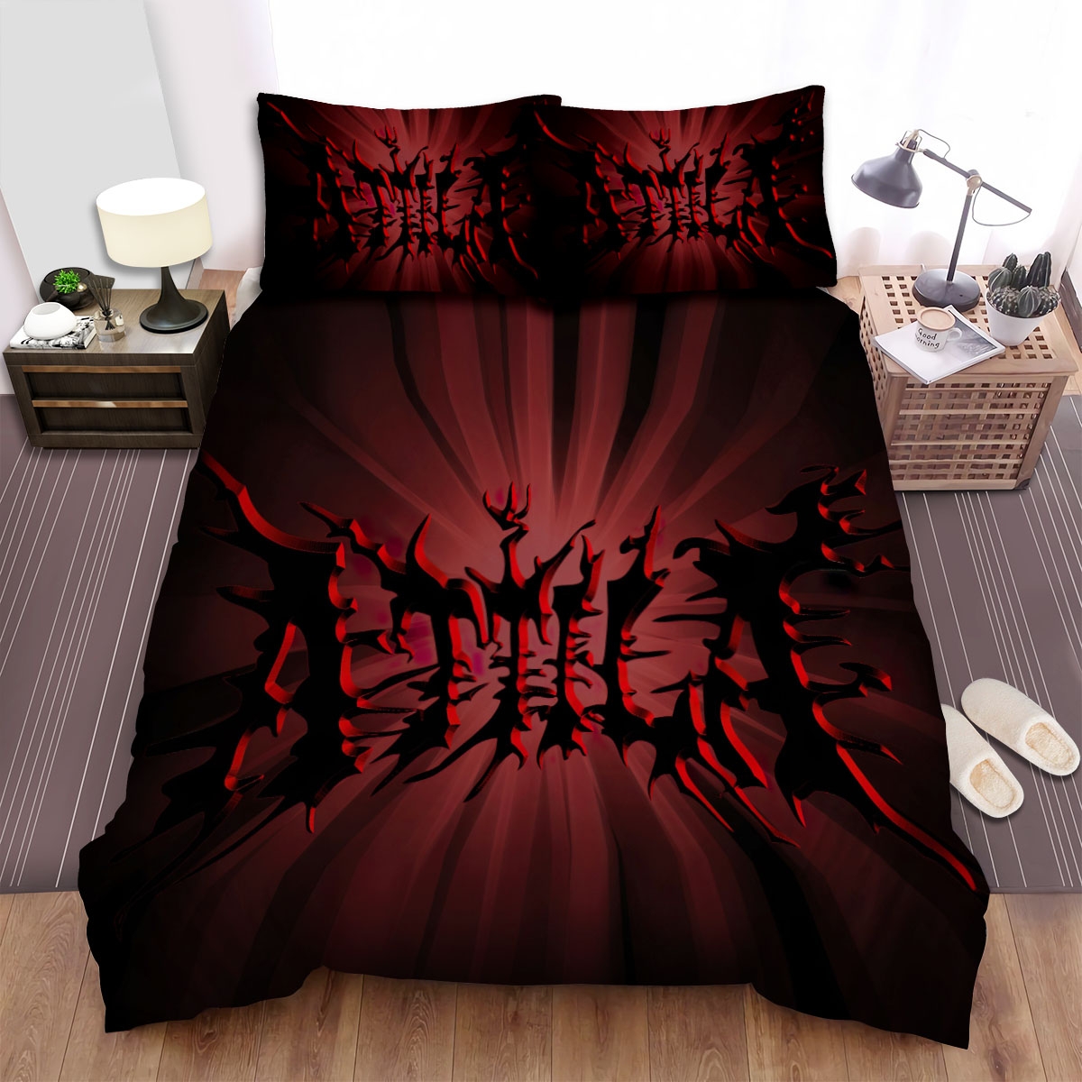 Attila Art Print Bed Sheets Spread Duvet Cover Bedding Set - Unique Anime Apparel for Fans