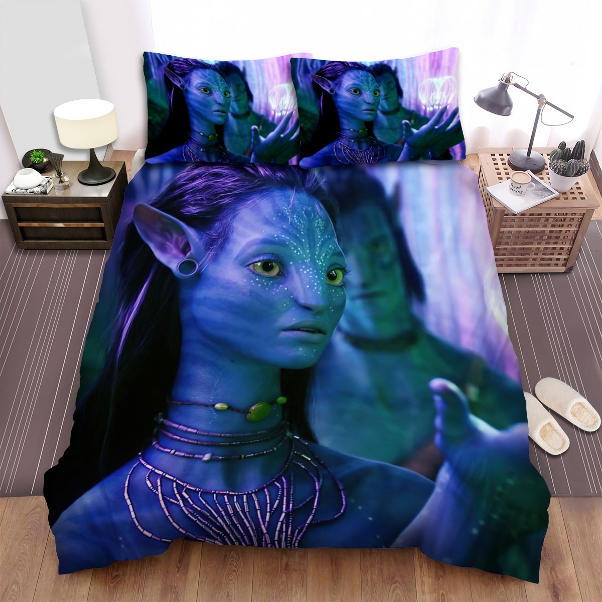Avatar (2009) Movie Scene Bed Sheets Spread Duvet Cover Bedding Set - Unique Anime Apparel for Fans