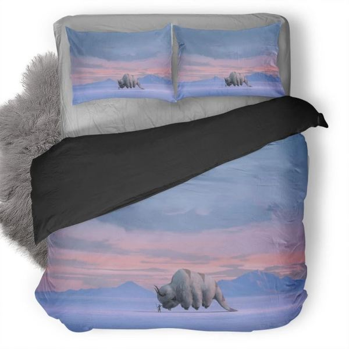 Avatar The Last Airbender Duvet Cover Bedding Set - Unique Anime Apparel for Fans