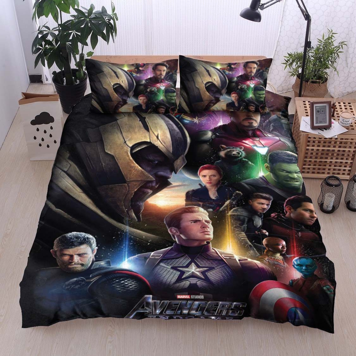 Avengers Bedding Set (Duvet Cover & Pillow Cases) - Unique Anime Apparel for Fans