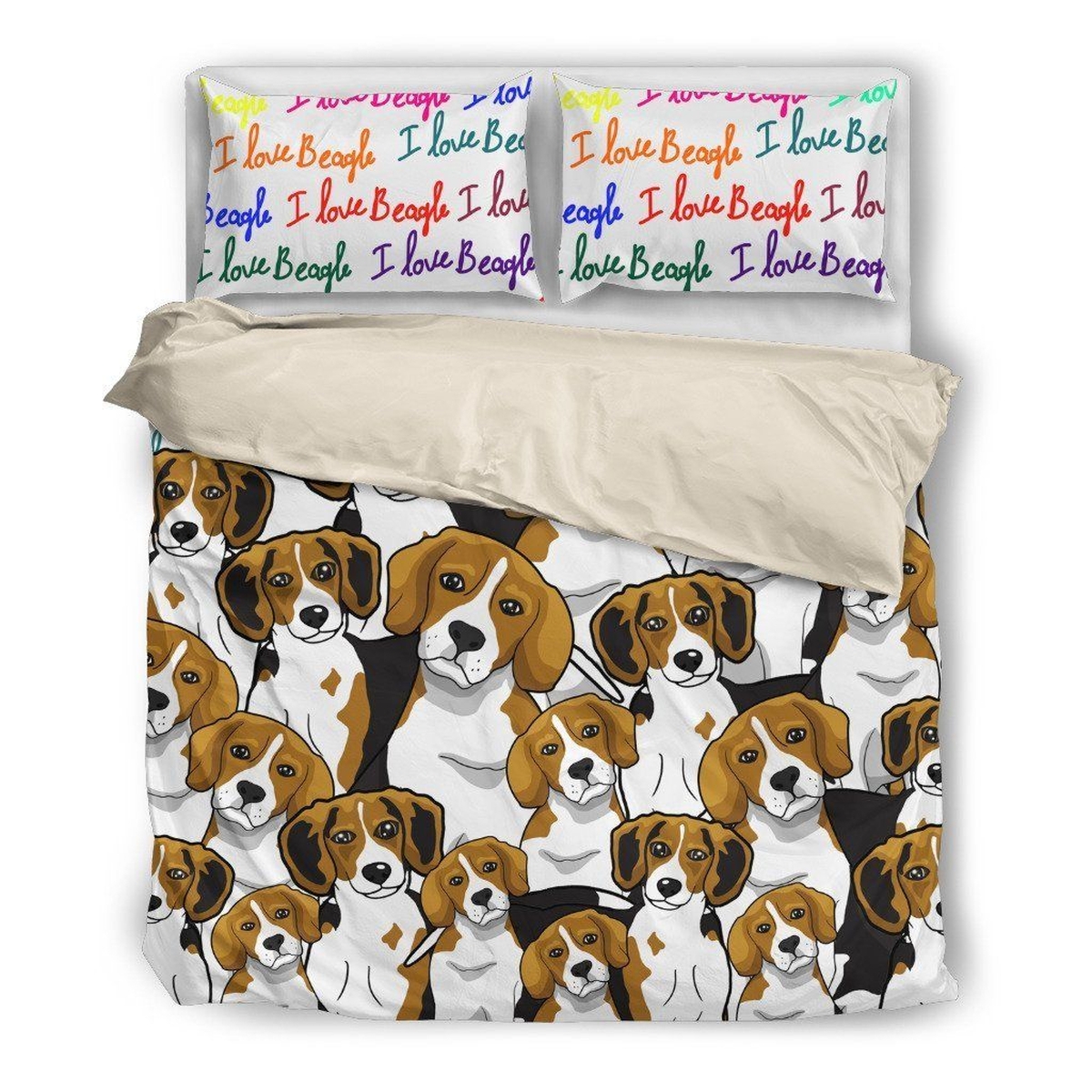 Beagle Bed Sheets Spread Duvet Cover Bedding Set - Unique Anime Apparel for Fans