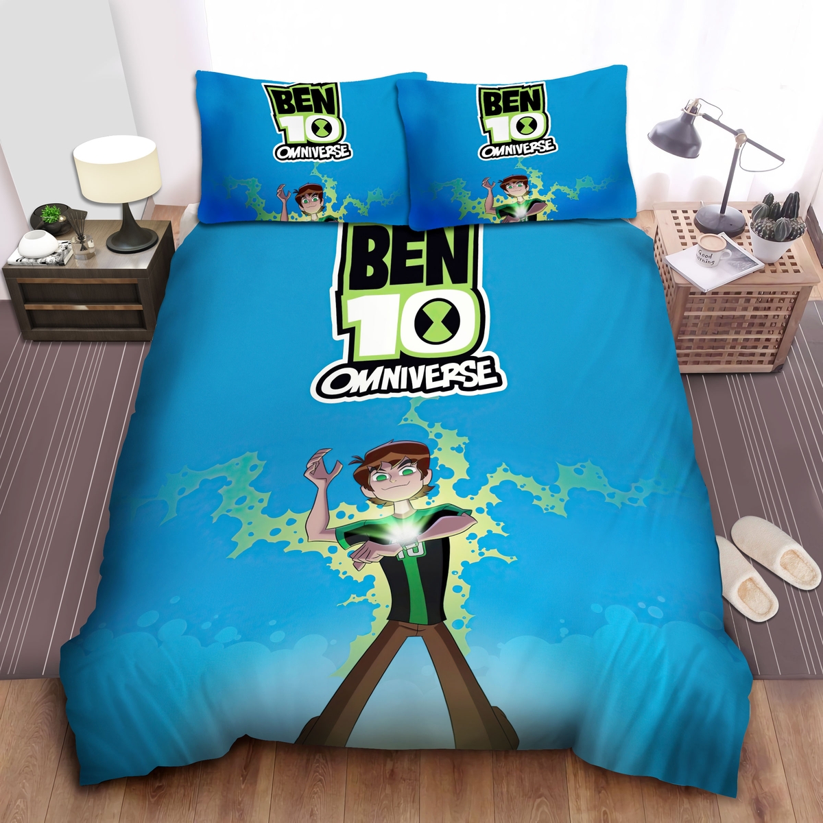 Ben 10 Omniverse Pressing Omnitrux Bed Sheets Spread Duvet Cover Bedding Set - Unique Anime Apparel for Fans