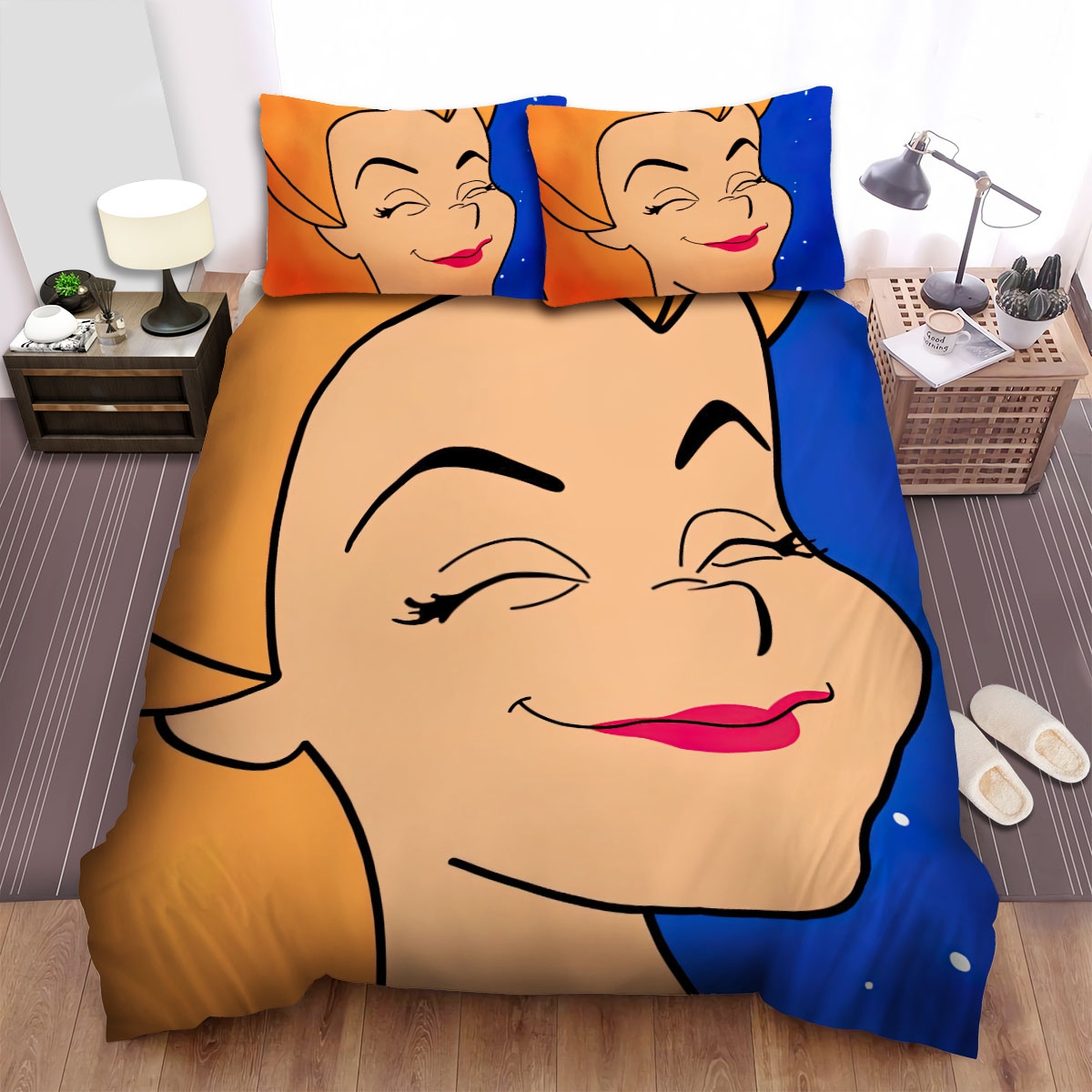 Bewitched (1964-1972) Movie Poster Artwork 3 Bed Sheets Spread Duvet Cover Bedding Set - Unique Anime Apparel for Fans