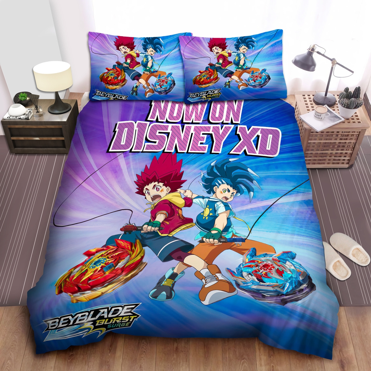 Beyblade Burst Surge Bed Sheets Spread Duvet Cover Bedding Set - Unique Anime Apparel for Fans