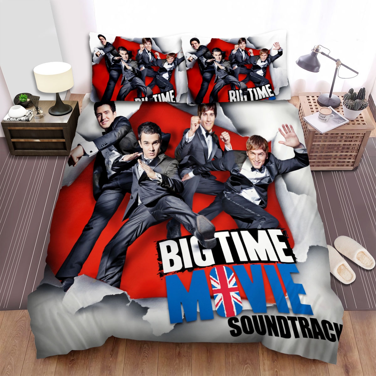 Big Time Rush Track Bed Sheets Spread Duvet Cover Bedding Set - Unique Anime Apparel for Fans