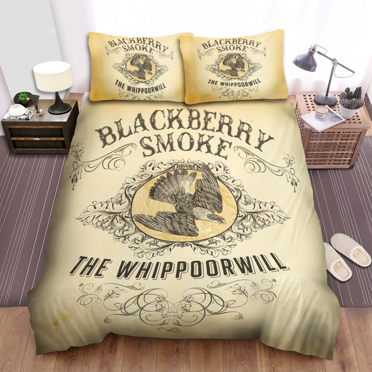 Blackberry Smoke The Whippoorwill Bed Sheets Spread Comforter Duvet Cover Bedding Set - Unique Anime Apparel for Fans