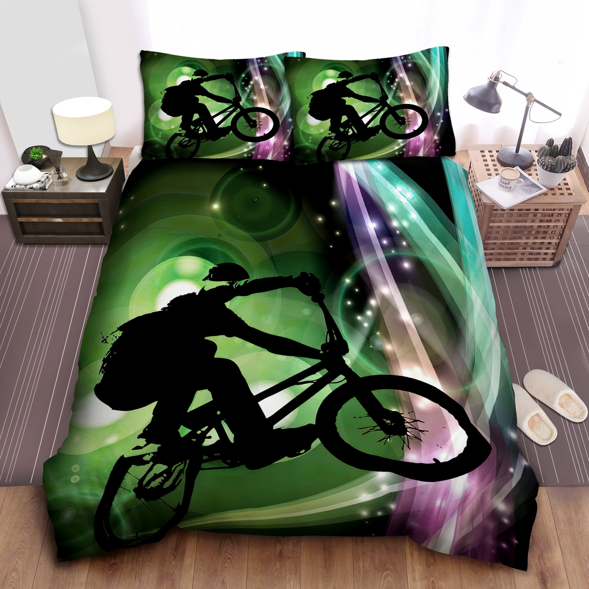Bmx Bed Sheets Spread Duvet Cover Bedding Set - Unique Anime Apparel for Fans