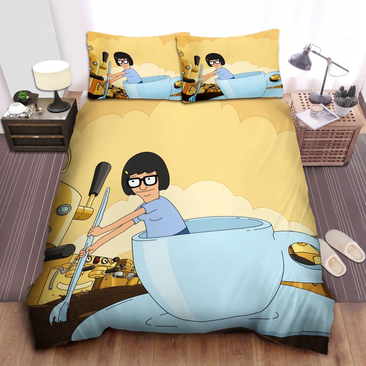 Bob's Burgers Tina Belcher In The Unnatural Episode Bed Sheets Spread Comforter Duvet Cover Bedding Set - Unique Anime Apparel for Fans