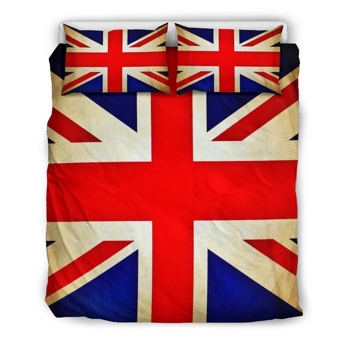 Bright Union Jack British Flag Print Duvet Cover Bedding Set - Unique Anime Apparel for Fans