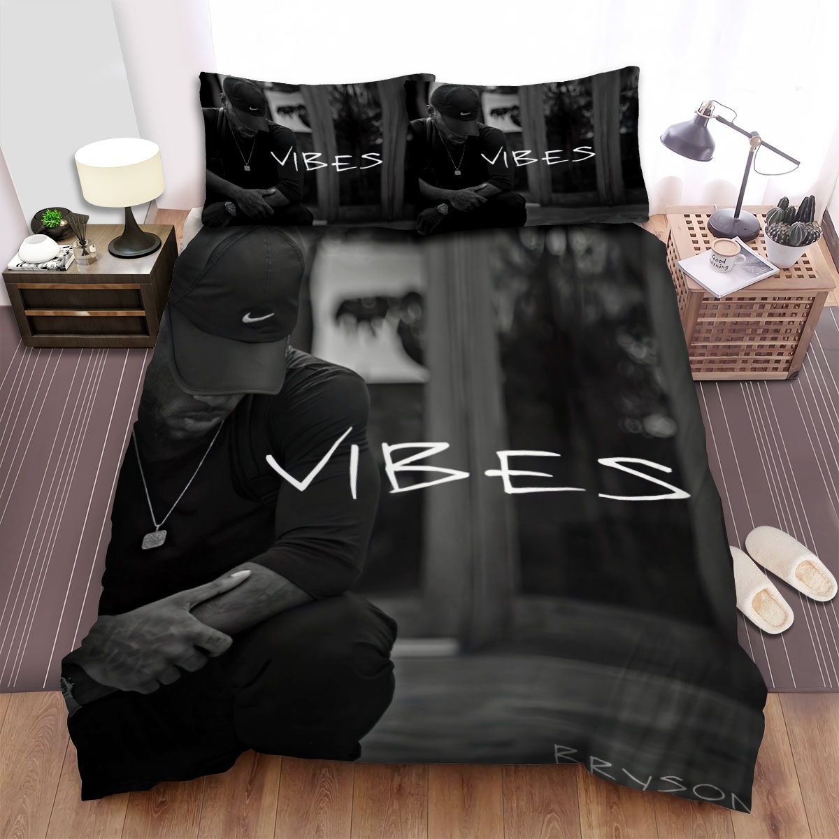 Bryson Tiller Vibes Bed Sheets Spread Comforter Duvet Cover Bedding Set - Unique Anime Apparel for Fans