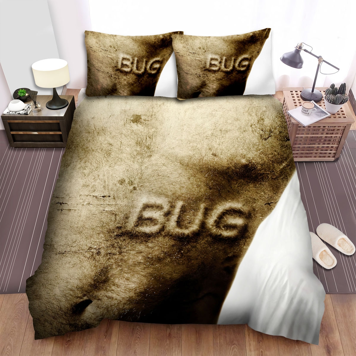 Bug Scar Bed Sheets Spread Duvet Cover Bedding Set - Unique Anime Apparel for Fans
