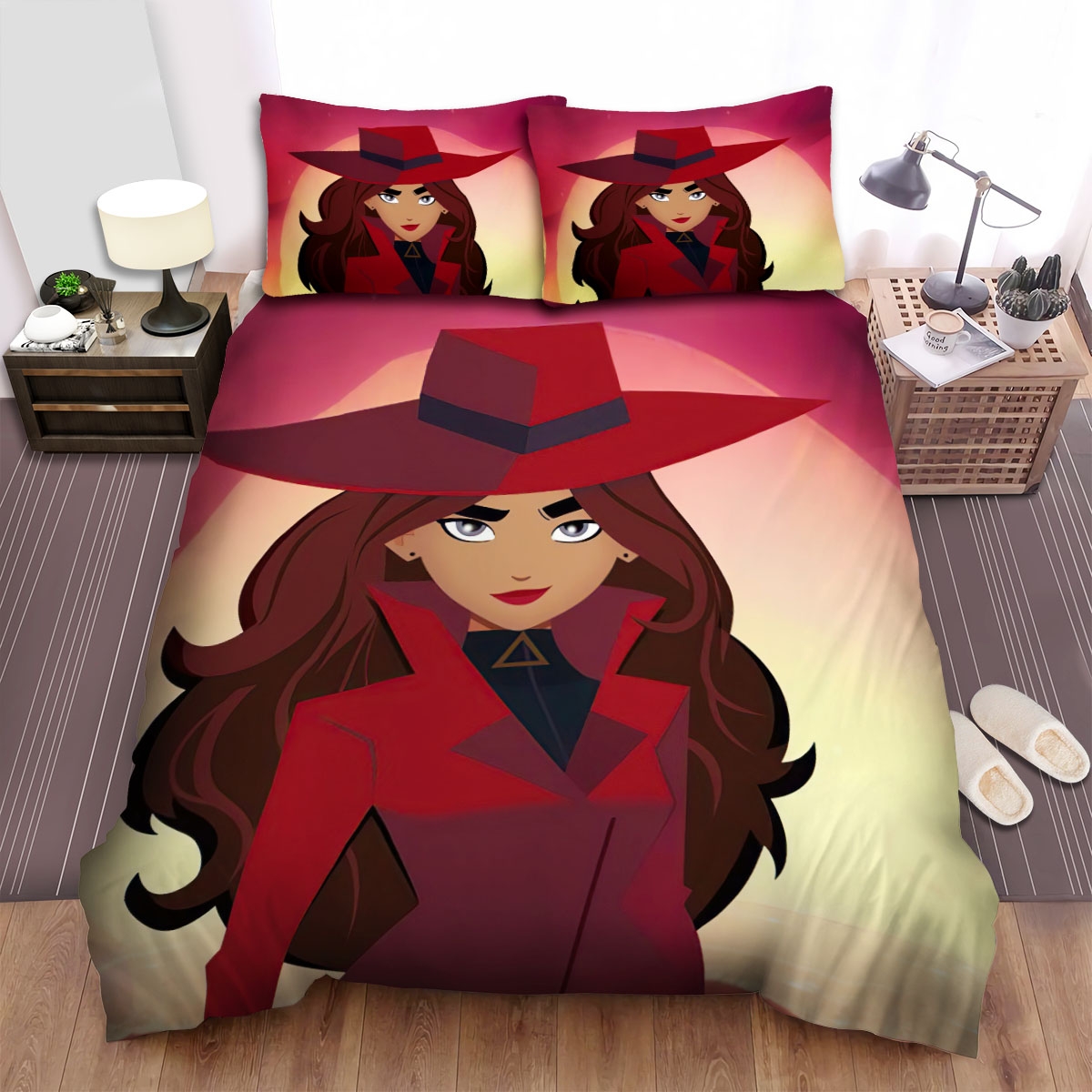 Carmen Sandiego Standing Alone Bed Sheets Spread Duvet Cover Bedding Set - Unique Anime Apparel for Fans