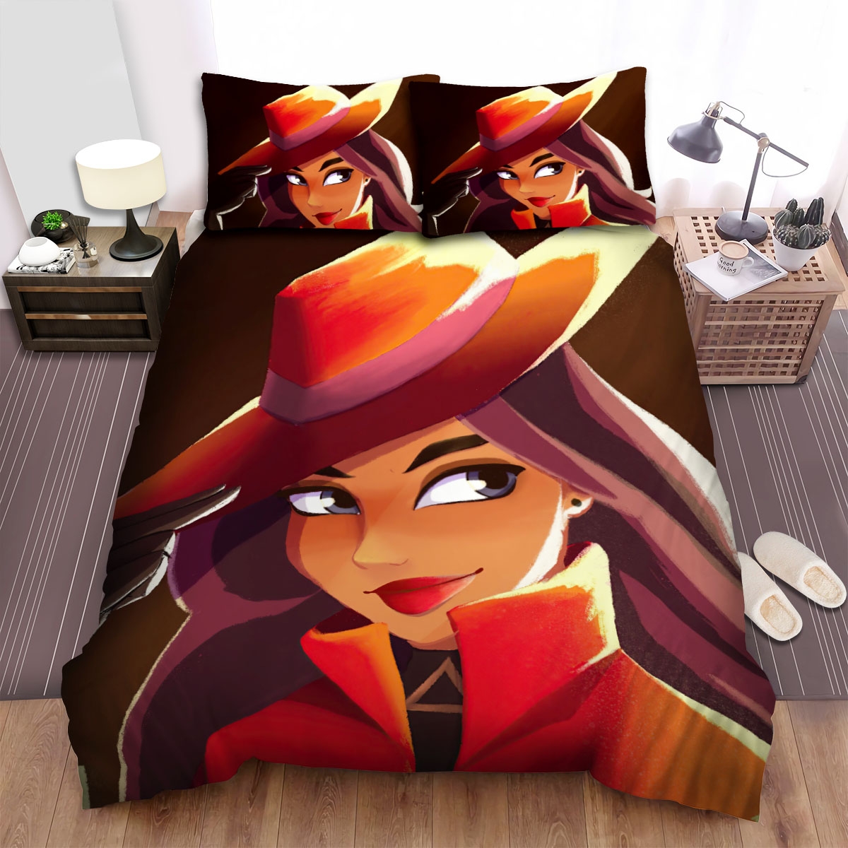 Carmen Sandiego The Night Queen Bed Sheets Spread Duvet Cover Bedding Set - Unique Anime Apparel for Fans