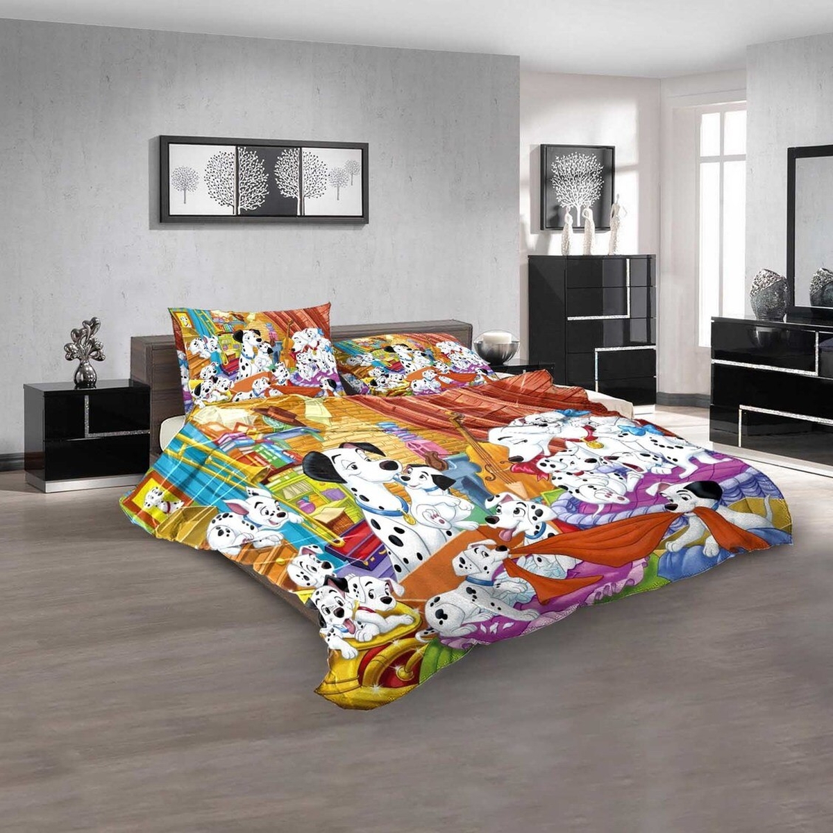 Cartoon Movies 101 Dalmatians The Series V 3d Duvet Cover Bedding Set - Unique Anime Apparel for Fans