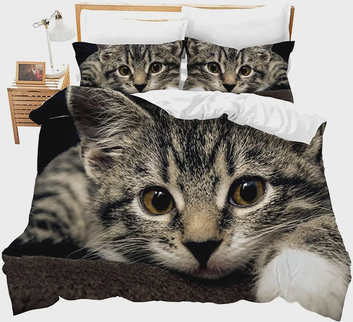 Cat Bedding Set Bed Sheets Spread Duvet Cover Bedding Set - Unique Anime Apparel for Fans