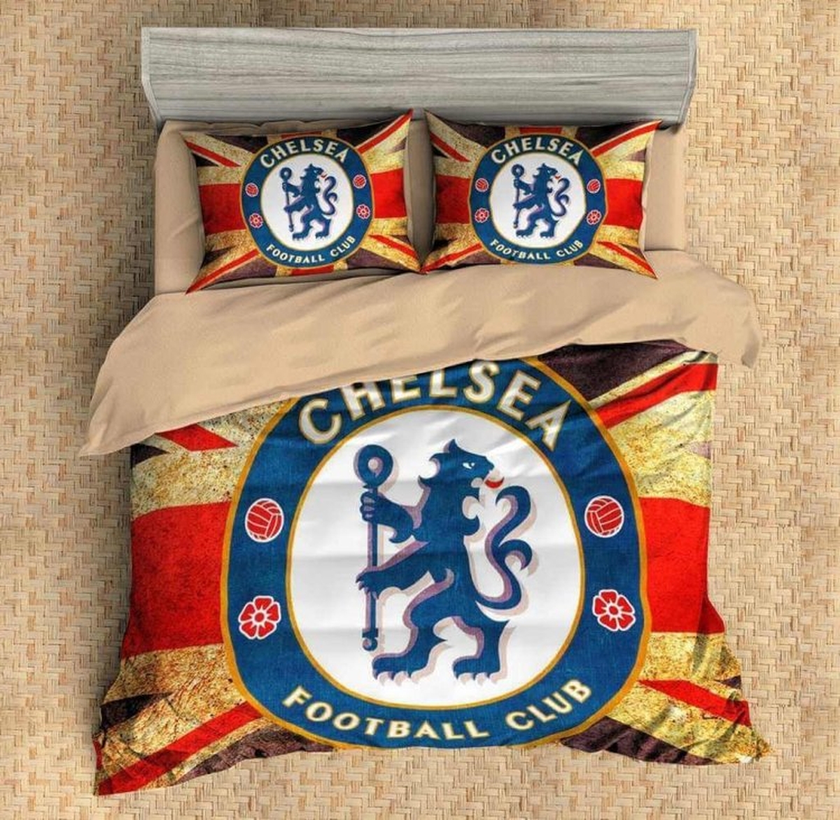 Chelsea F.C. Duvet Cover Bedding Set - Unique Anime Apparel for Fans