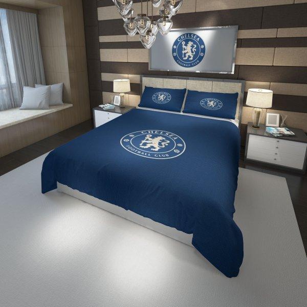 Chelsea Fc Football Club Duvet Cover Bedding Set - Unique Anime Apparel for Fans
