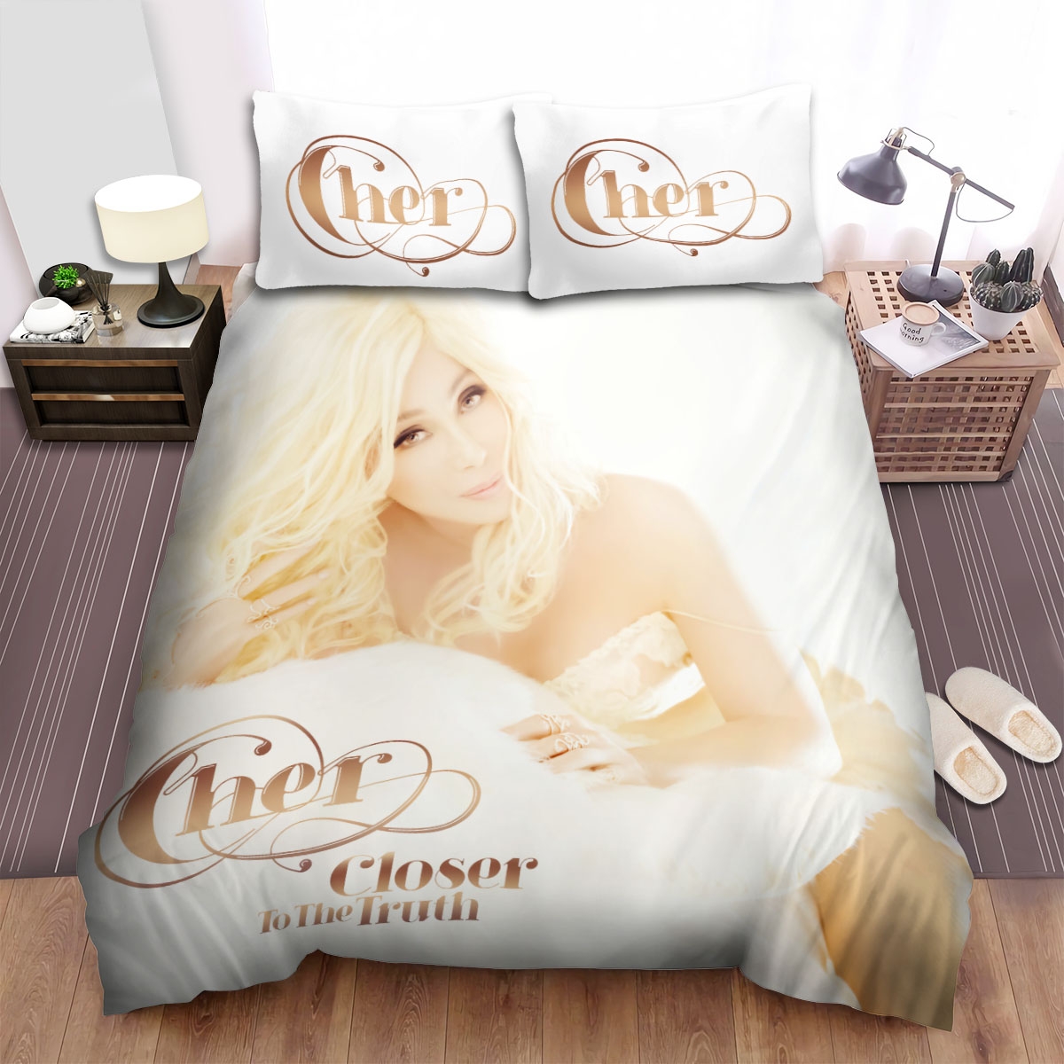 Cher Closer To The Truth Cover Bed Sheets Spread Duvet Cover Bedding Set - Unique Anime Apparel for Fans