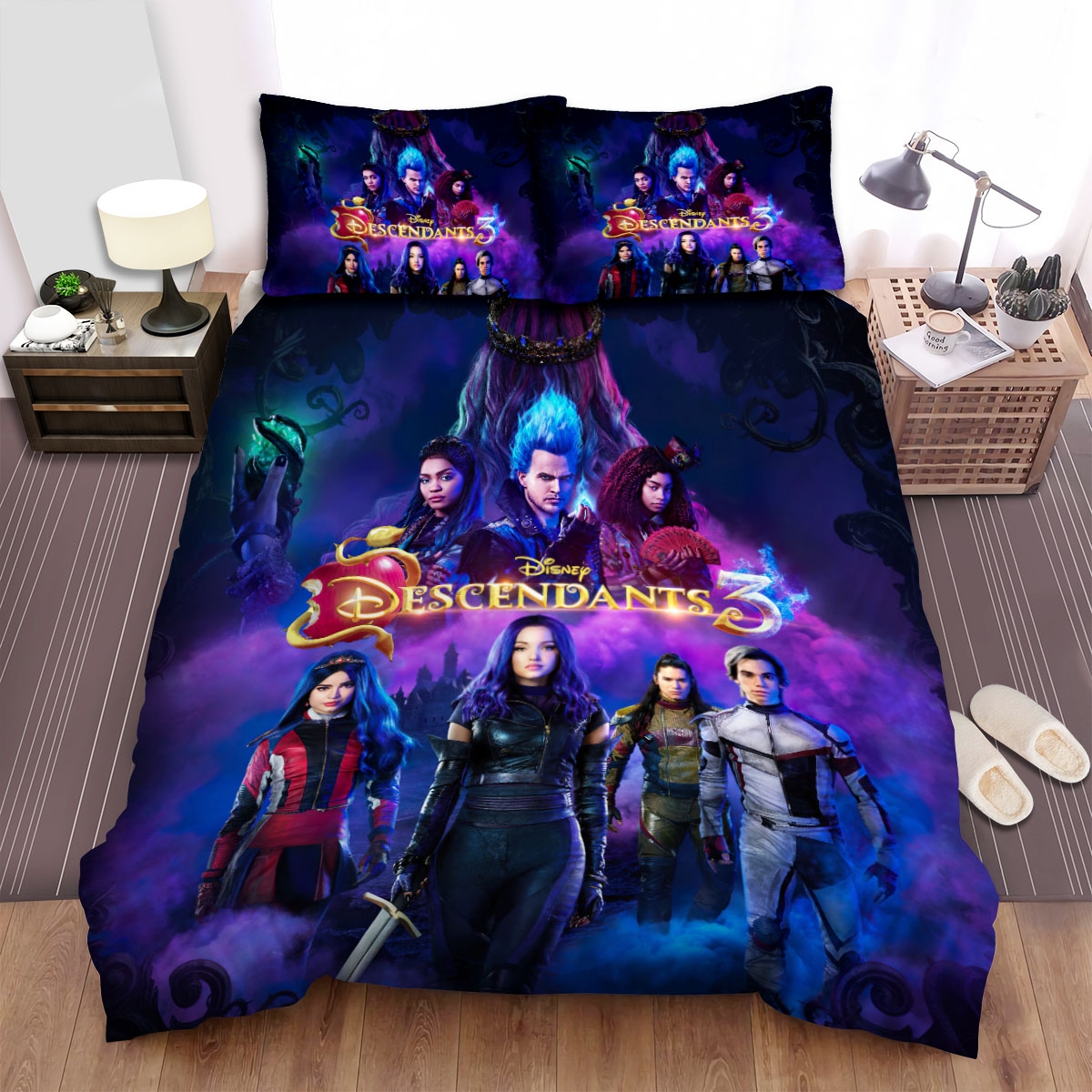Cheyenne Jackson Descendants 3 Bed Sheets Spread Duvet Cover Bedding Set - Unique Anime Apparel for Fans