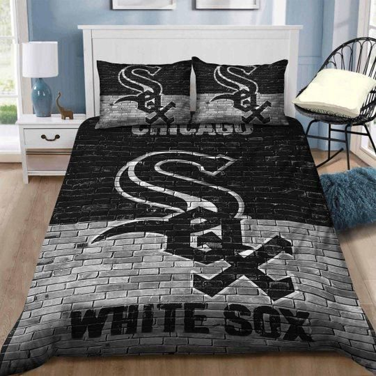 Chicago White Sox Bedding Set - Unique Anime Apparel for Fans
