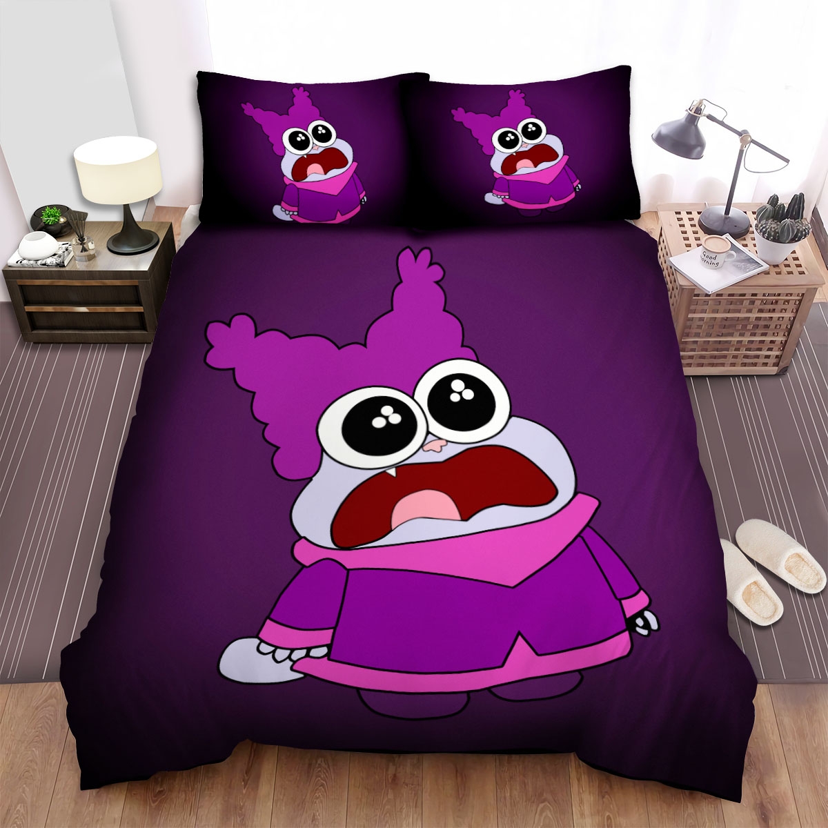 Chowder Screaming Bed Sheets Spread Duvet Cover Bedding Set - Unique Anime Apparel for Fans