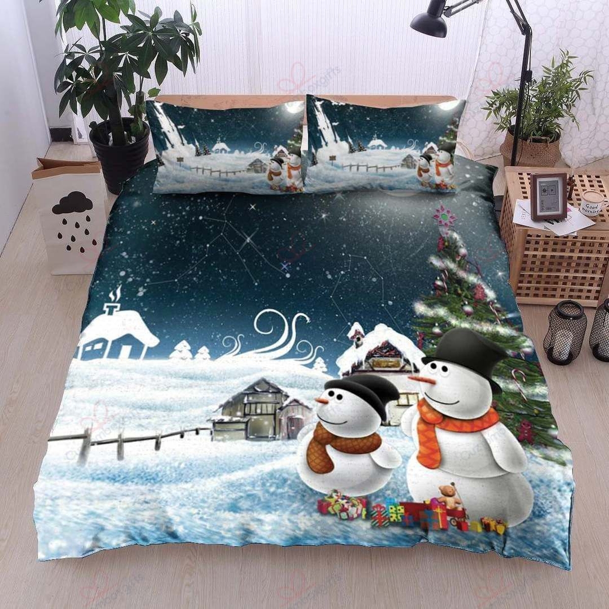 Christmas Bedding Set Bed Sheets Spread Duvet Cover Bedding Set - Unique Anime Apparel for Fans
