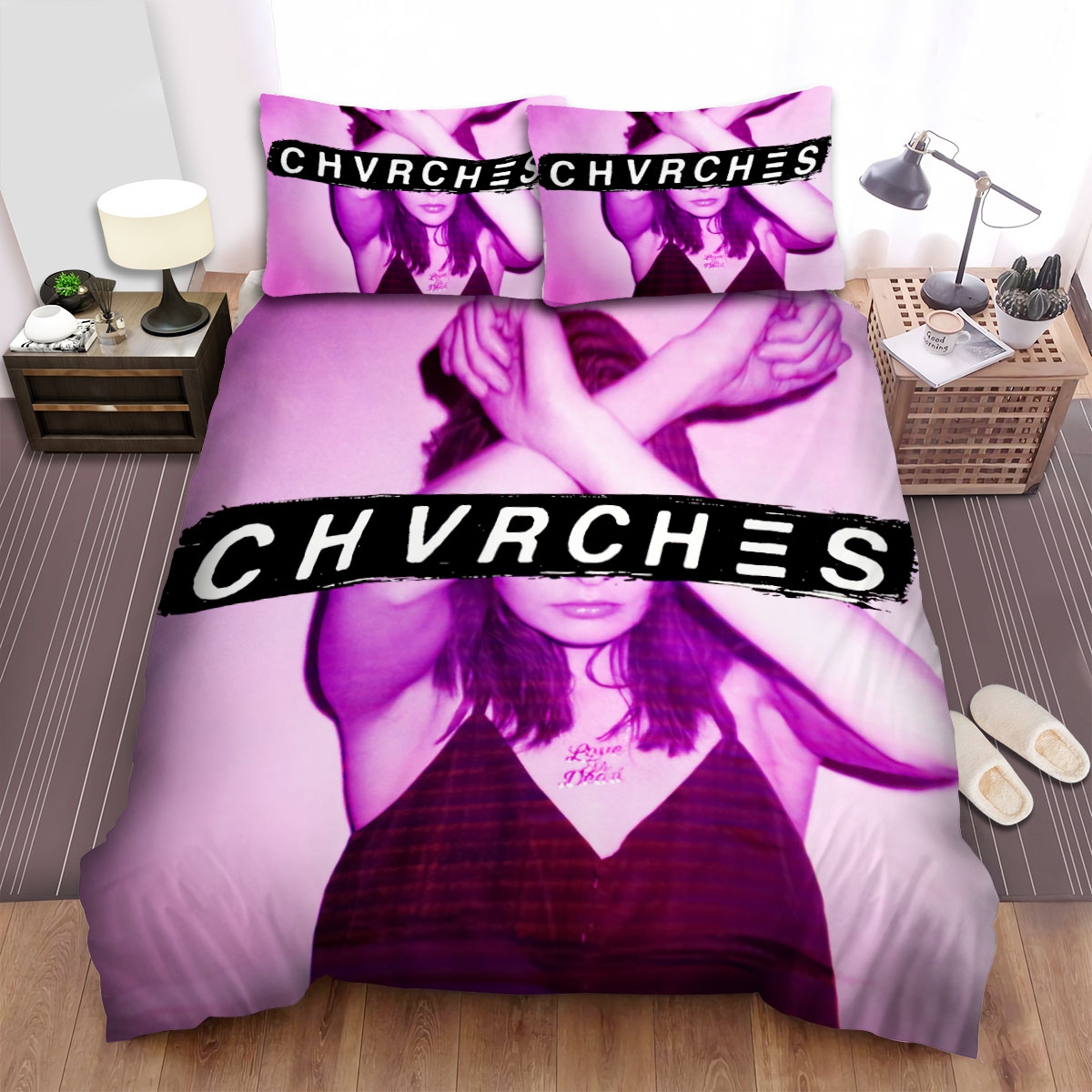 Chvrches Bed Sheets Spread Duvet Cover Bedding Set - Unique Anime Apparel for Fans