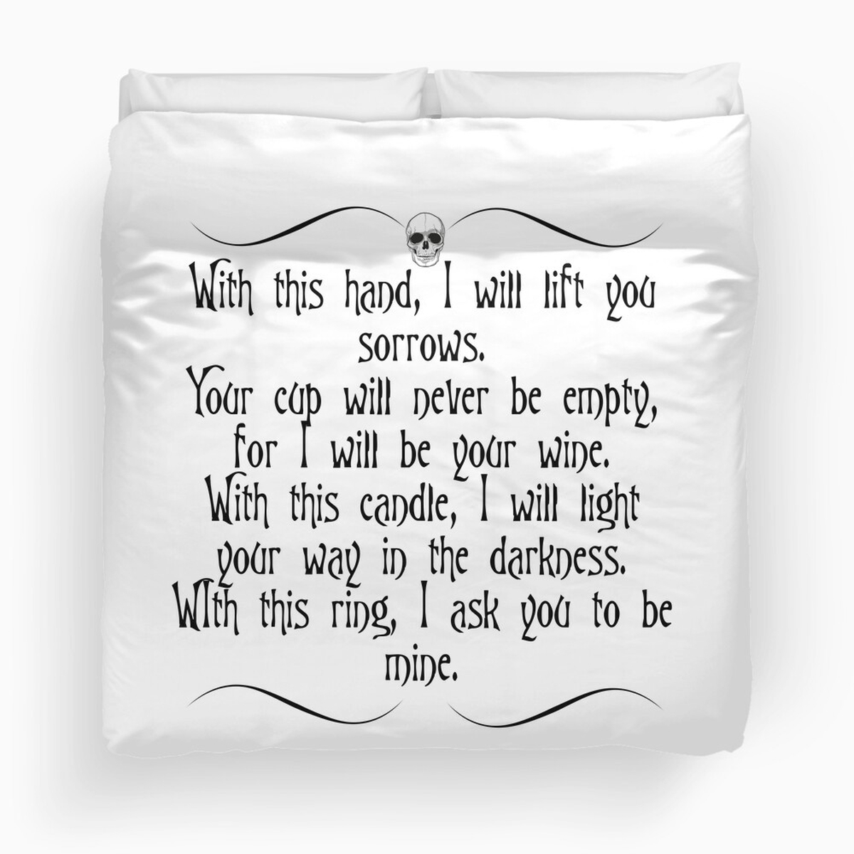 Corpse Bride Vows Duvet Cover Bedding Set - Unique Anime Apparel for Fans