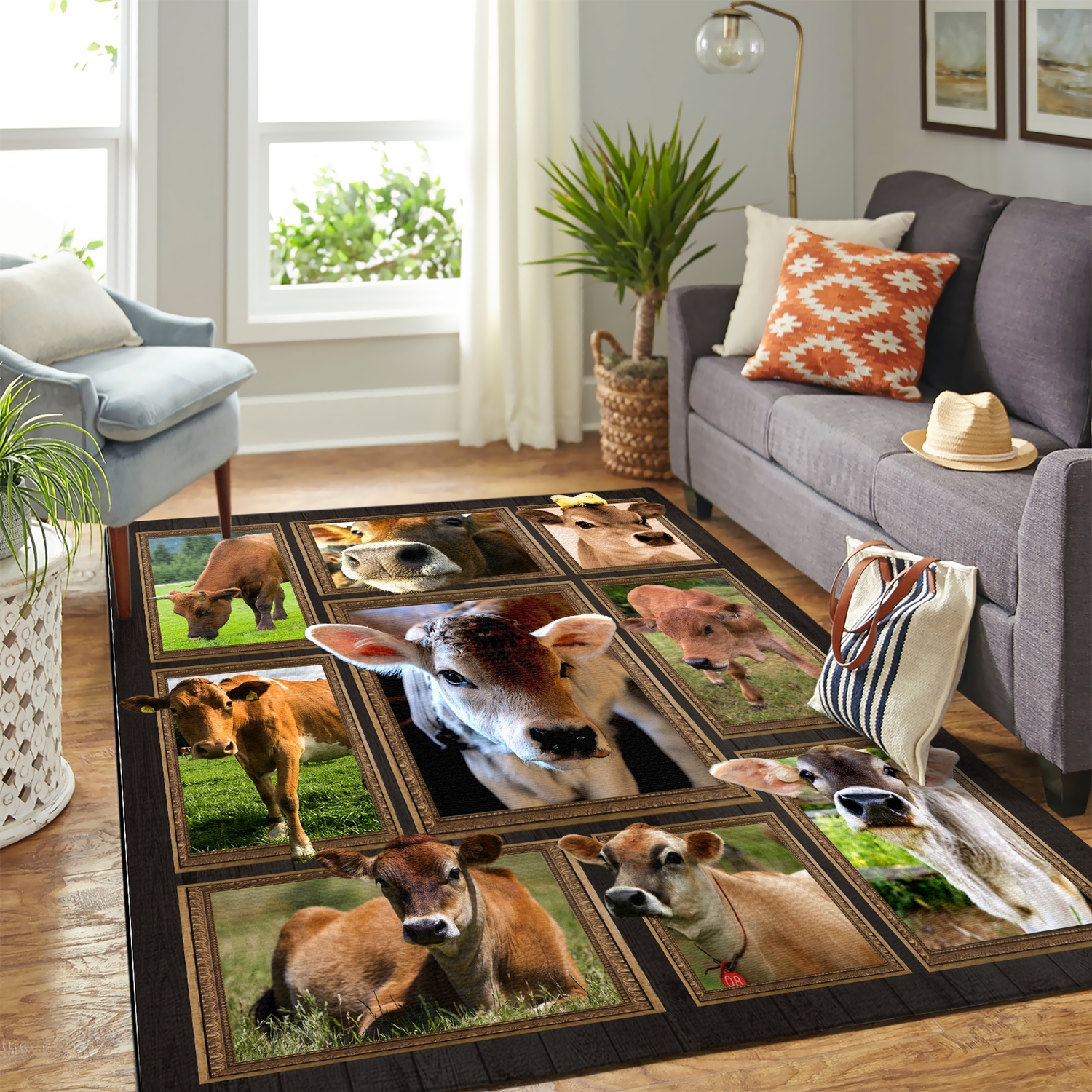 Cow Blanket Mk Carpet Area Rug - Unique Anime Apparel for Fans