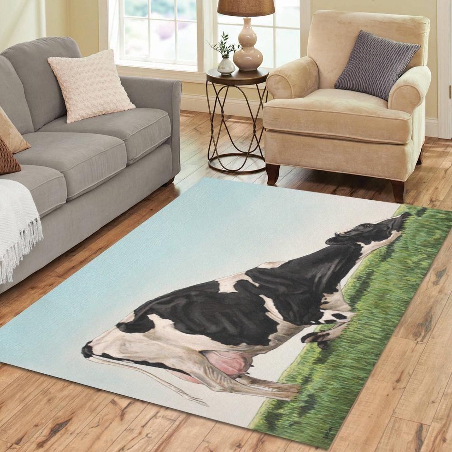 Cow Limited Edition Rug - Unique Anime Apparel for Fans