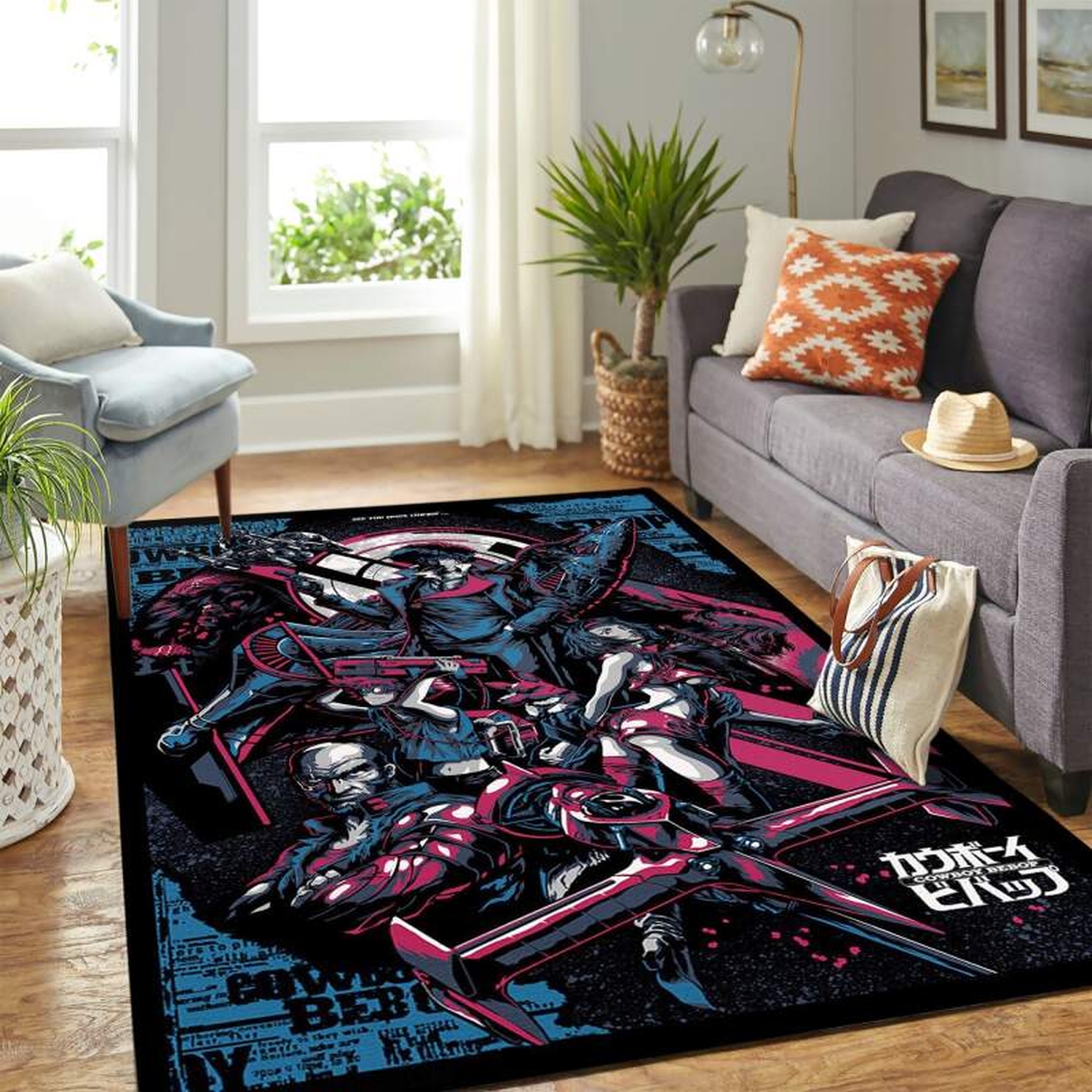 Cowboy Bebop Carpet Floor Area Rug - Unique Anime Apparel for Fans