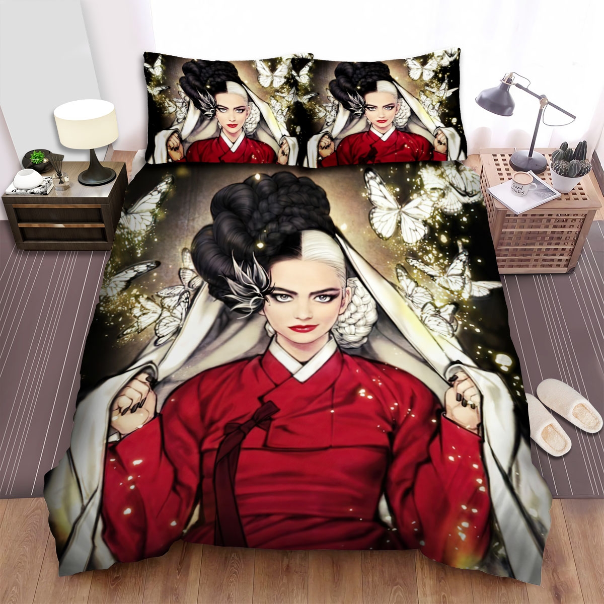 Cruella Traditional Dress Bed Sheets Spread Duvet Cover Bedding Set - Unique Anime Apparel for Fans
