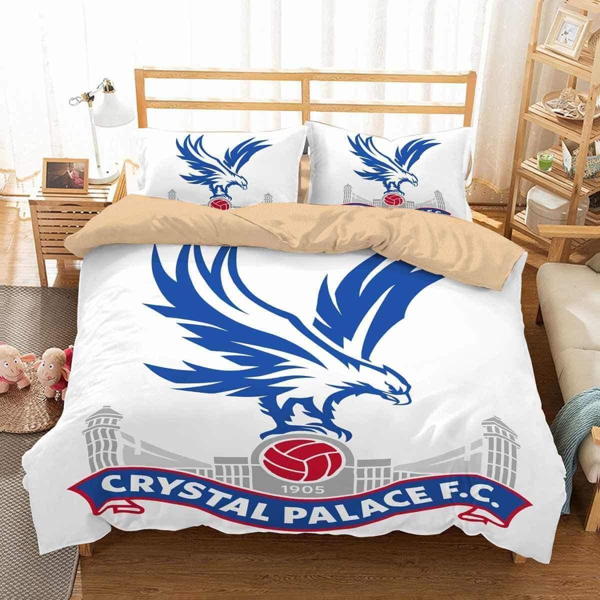 Crystal Palace F.C. Duvet Cover Bedding - Unique Anime Apparel for Fans
