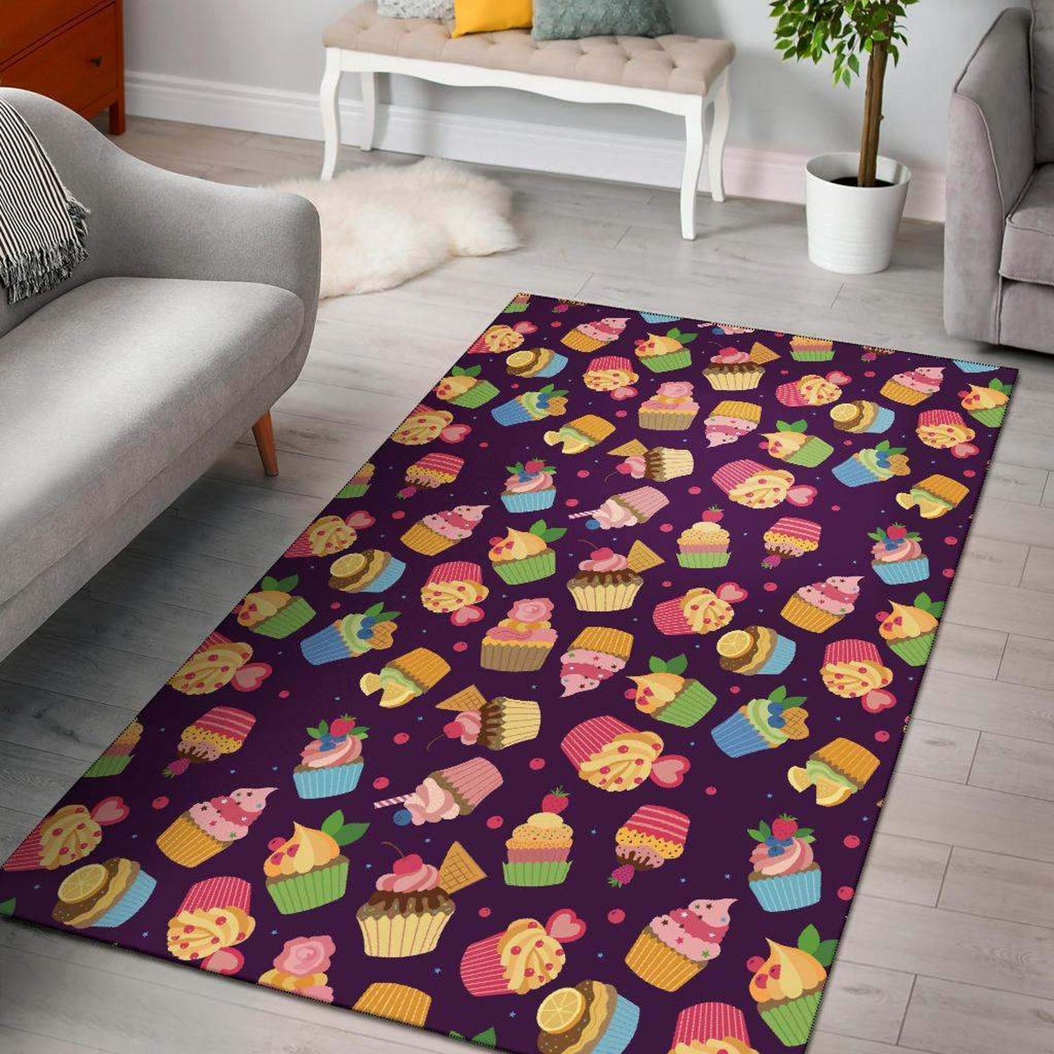 Cupcake Limited Edition Rug - Unique Anime Apparel for Fans