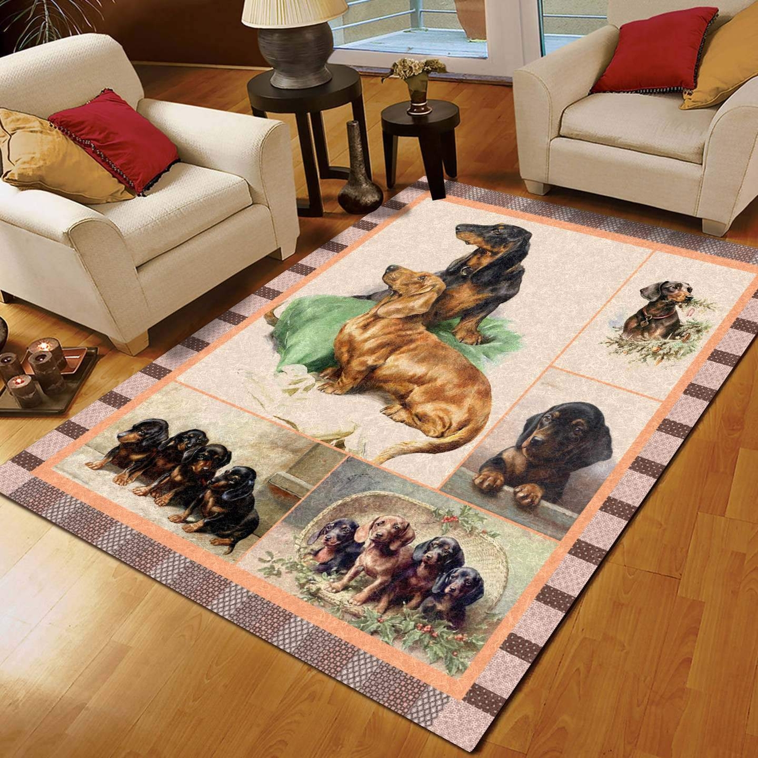 Dachshund Dog Limited Edition Rug - Unique Anime Apparel for Fans