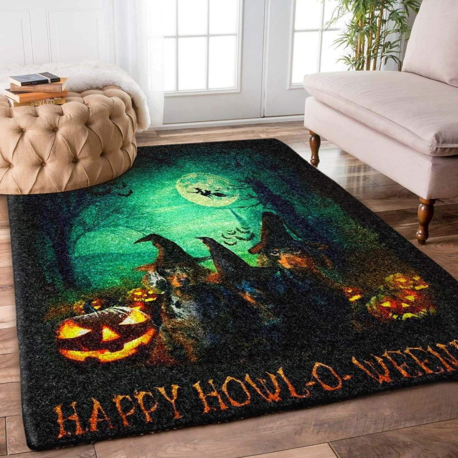 Dachshund Halloween Limited Edition Rug - Unique Anime Apparel for Fans