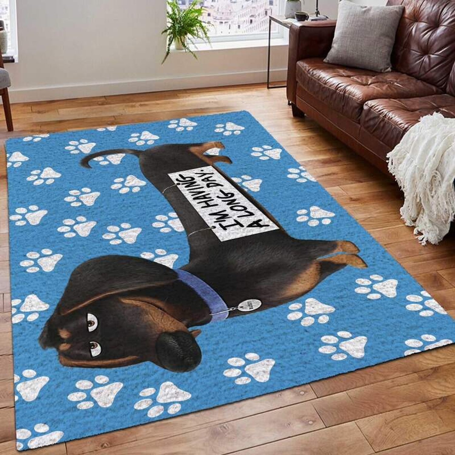 Dachshund L Limited Edition Rug - Unique Anime Apparel for Fans