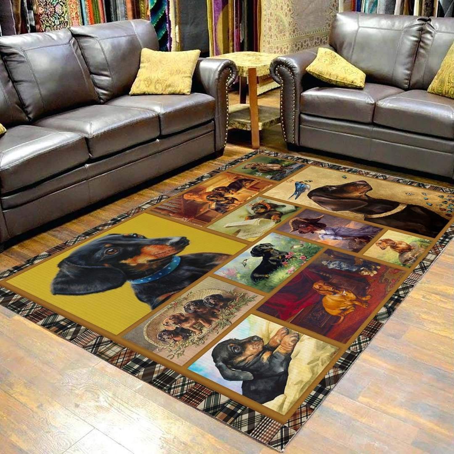 Dachshund Story Limited Edition Rug - Unique Anime Apparel for Fans