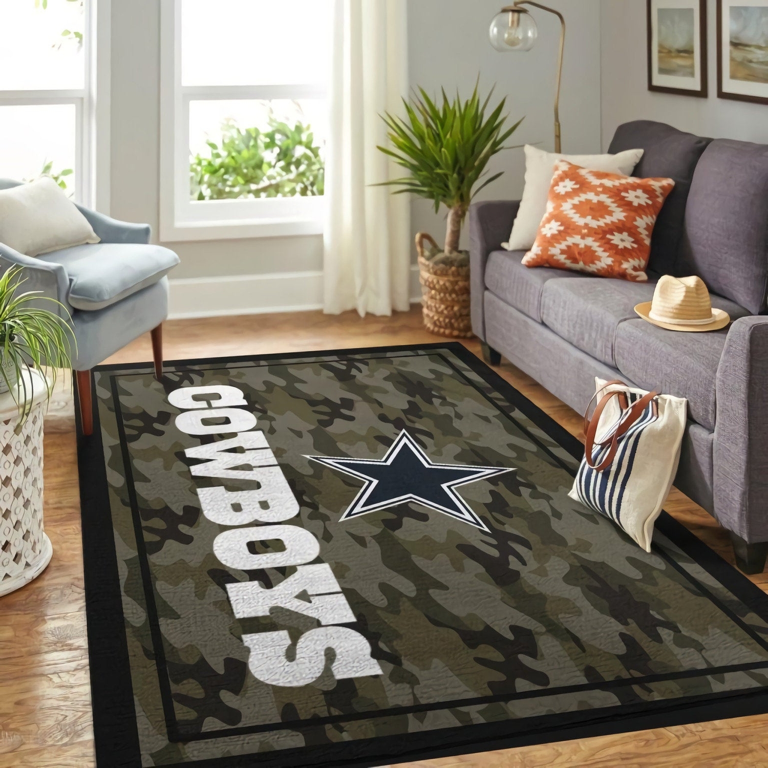 Dallas Cowboys Cowboy Decorative Floor Rug - Unique Anime Apparel for Fans