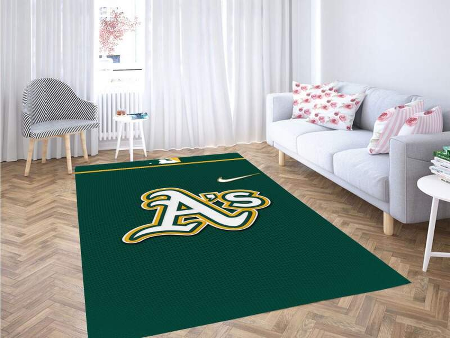 Dallas Cowboys Logo Carpet Rug - Unique Anime Apparel for Fans