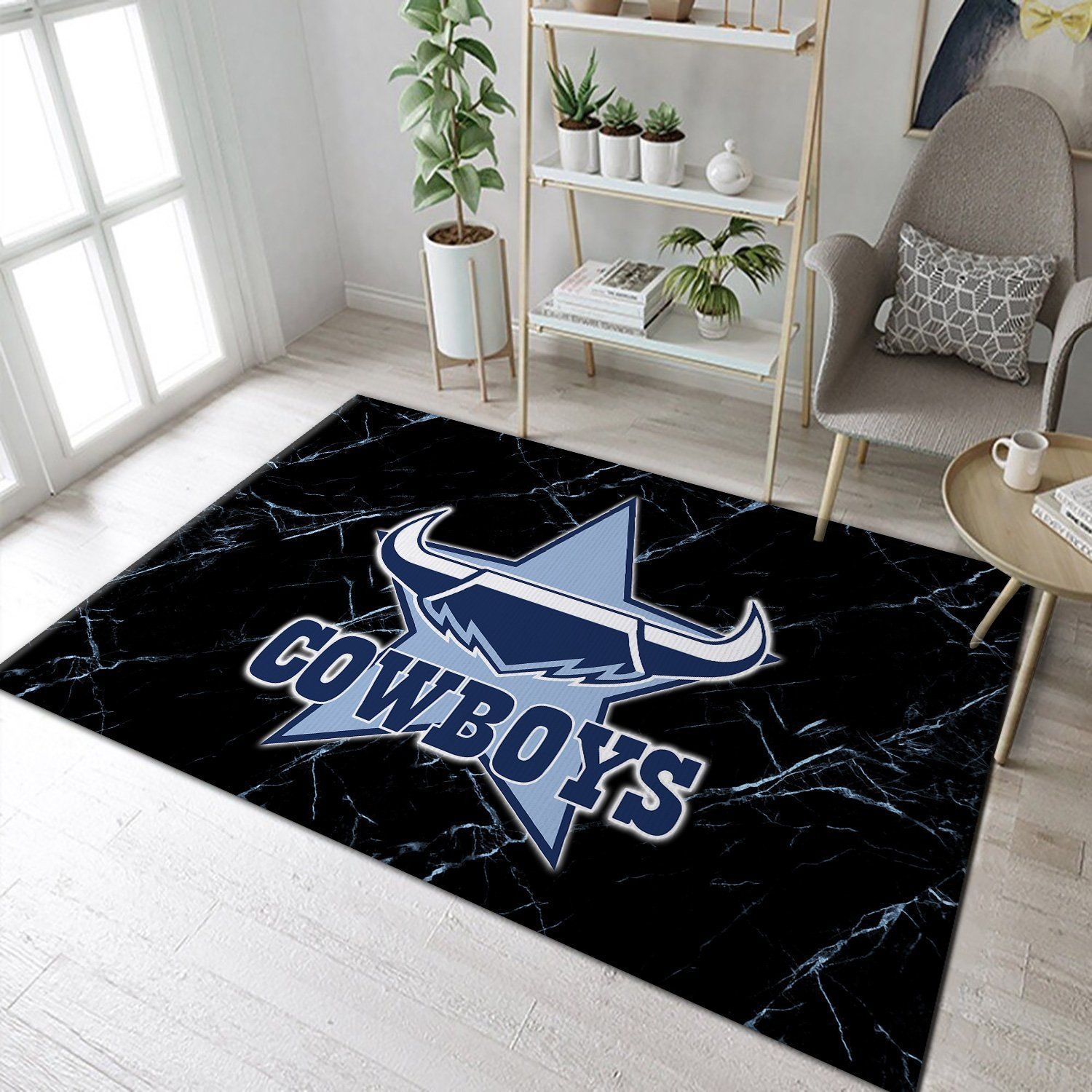 Dallas Cowboys NBL Area Rug - Unique Anime Apparel for Fans