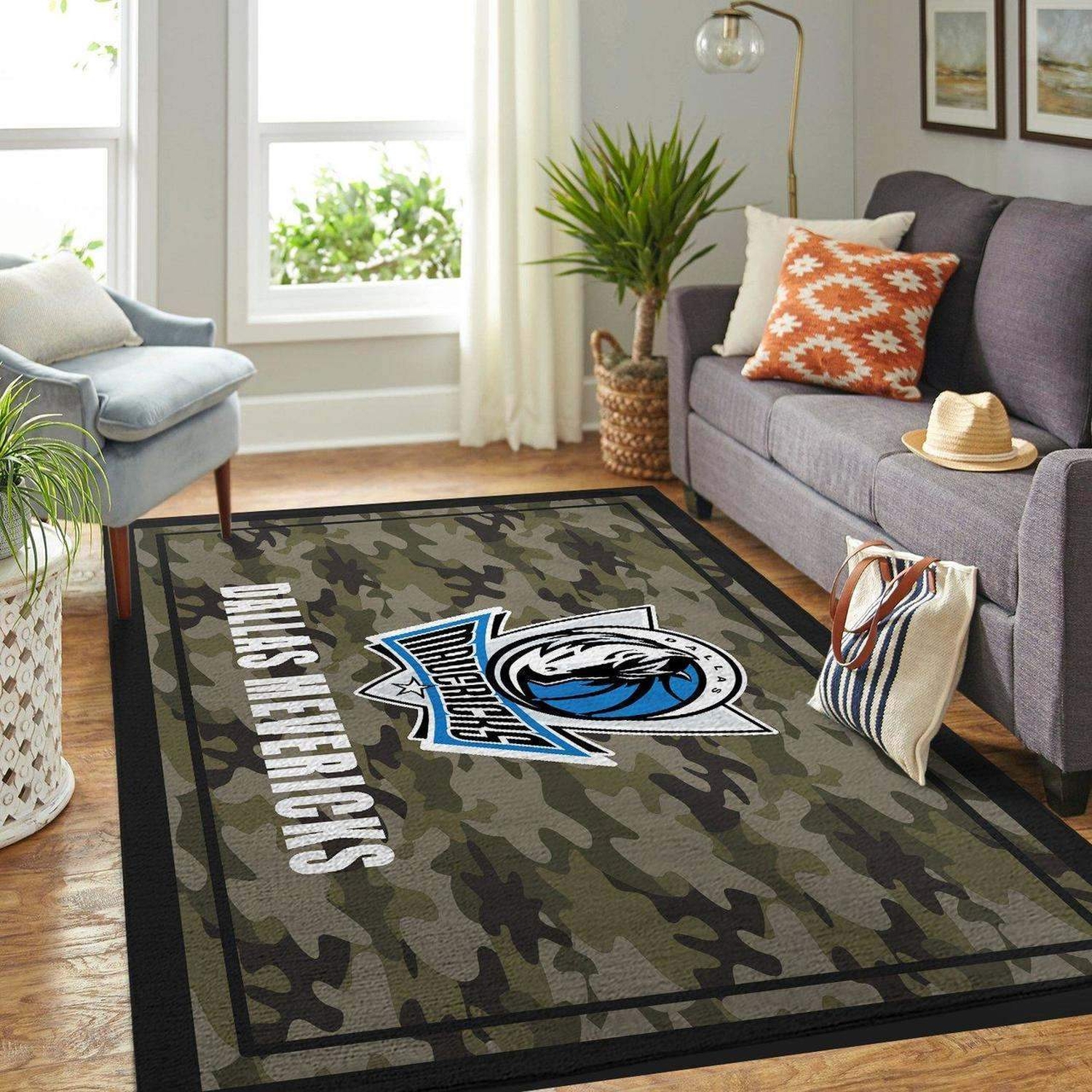 Dallas Mavericks Nba Area Limited Edition Rug - Unique Anime Apparel for Fans