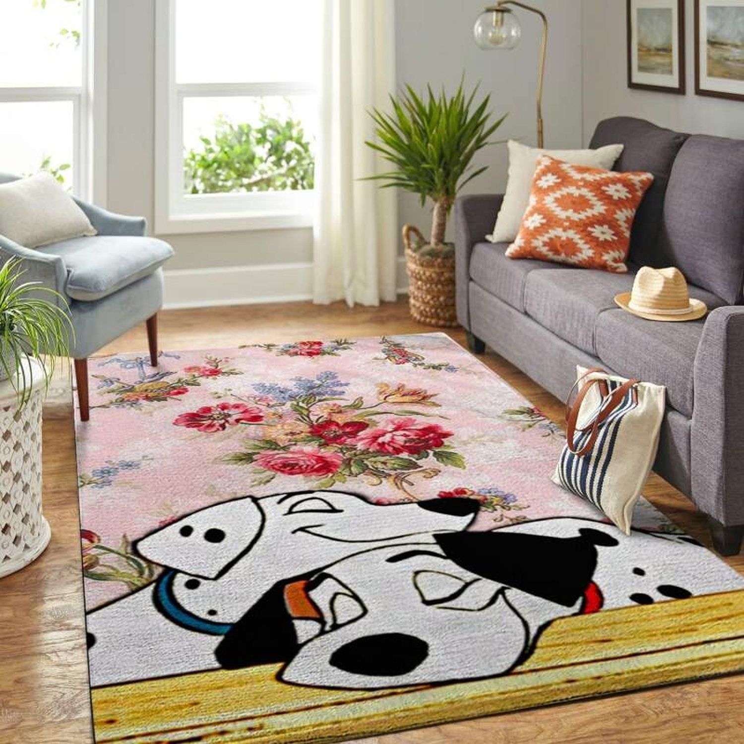 Dalmatians Disney Movie Living Room Area Rug - Unique Anime Apparel for Fans