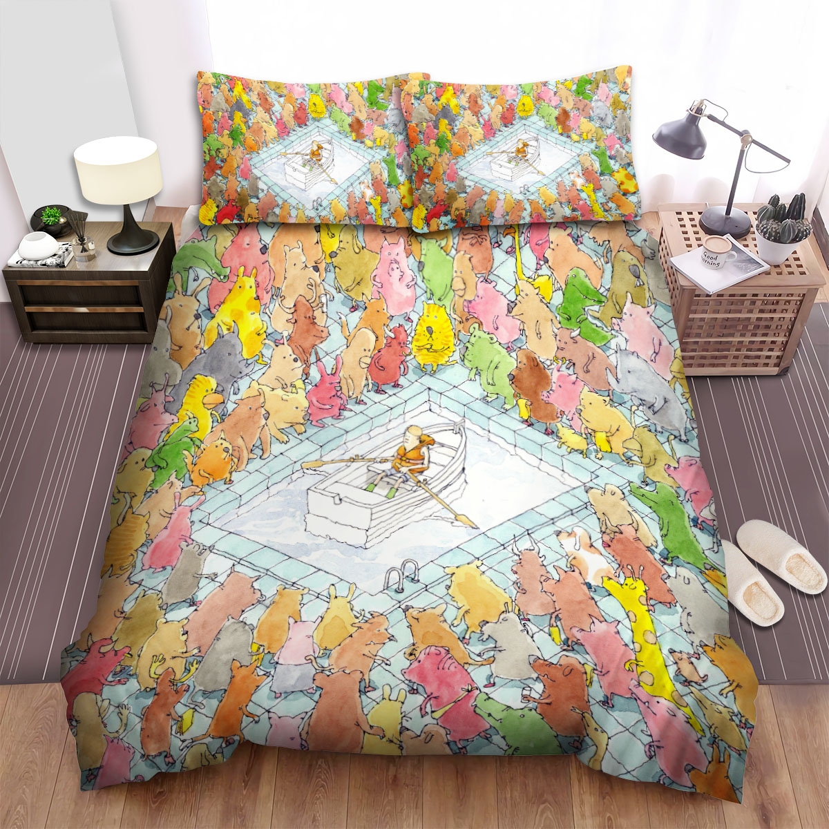 Dance Gavin Dance Paint Bed Sheets Spread Duvet Cover Bedding Set - Unique Anime Apparel for Fans