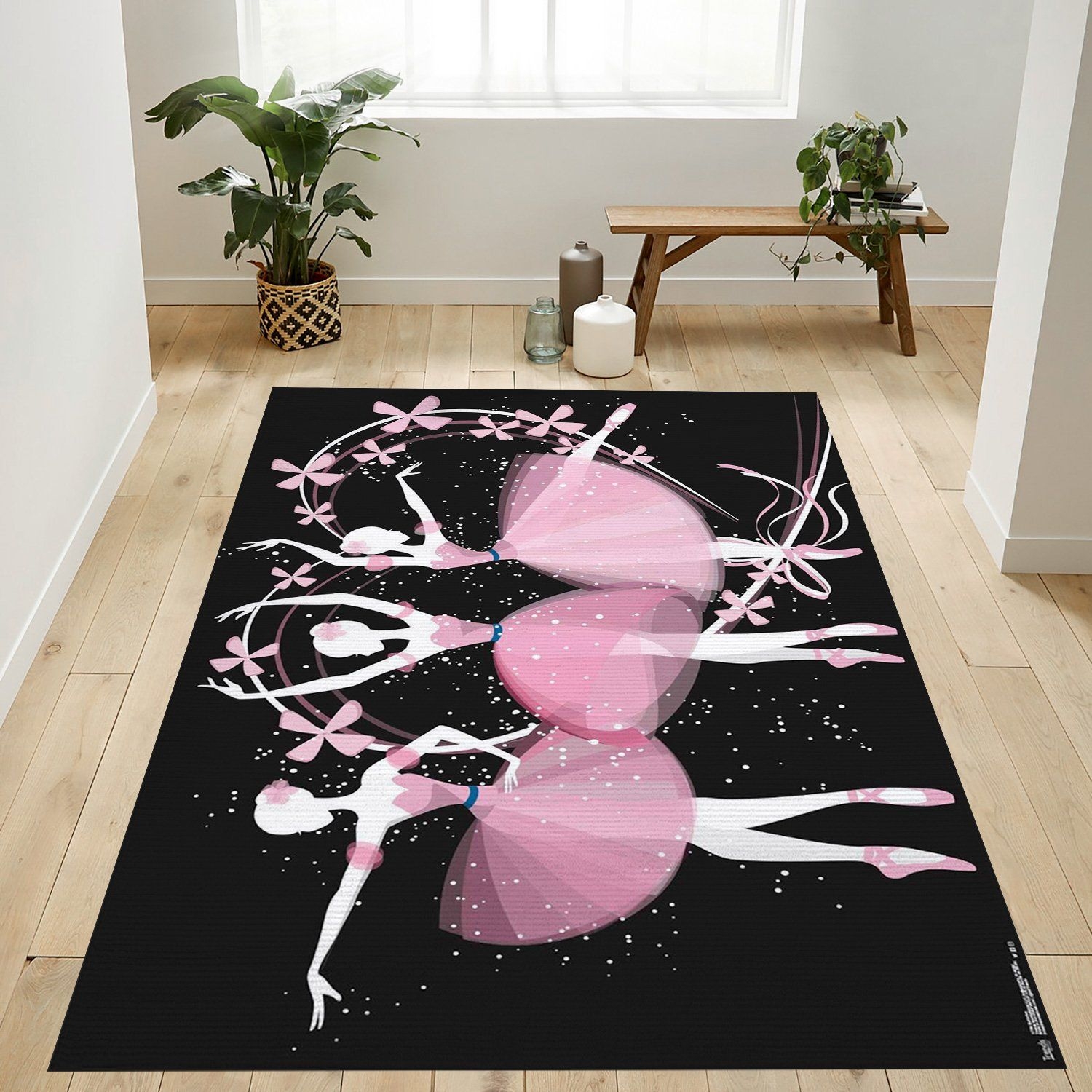Dancing Ballerinas Rug - Unique Anime Apparel for Fans