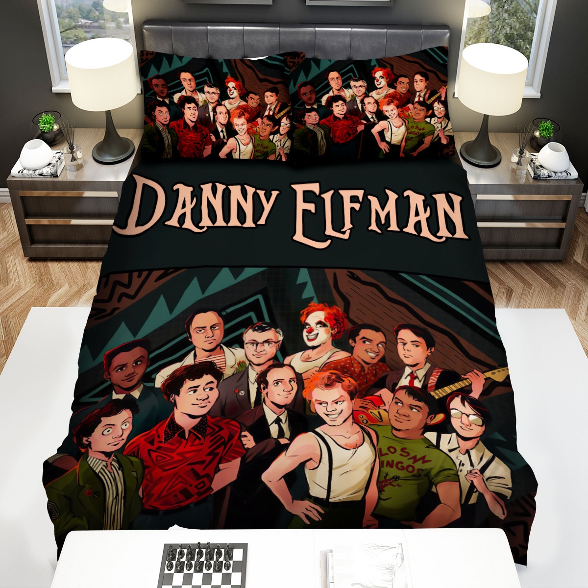 Danny Elfman Bed Sheets Spread Duvet Cover Bedding Set - Unique Anime Apparel for Fans